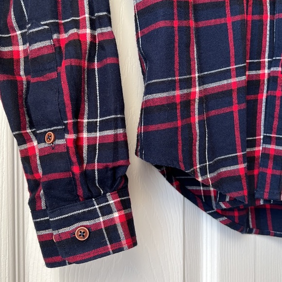 Zara plaid button down shirt. Slim fit. EUC - Picture 6 of 8